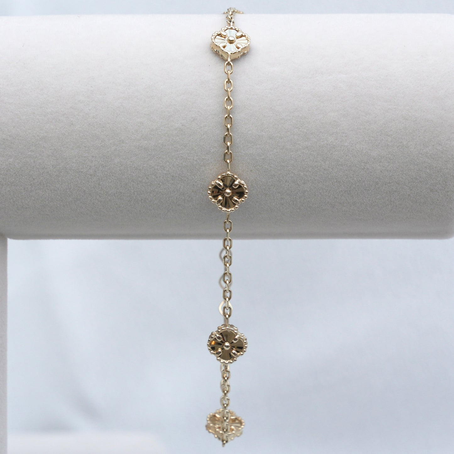 Gold Baby Clover Bracelet