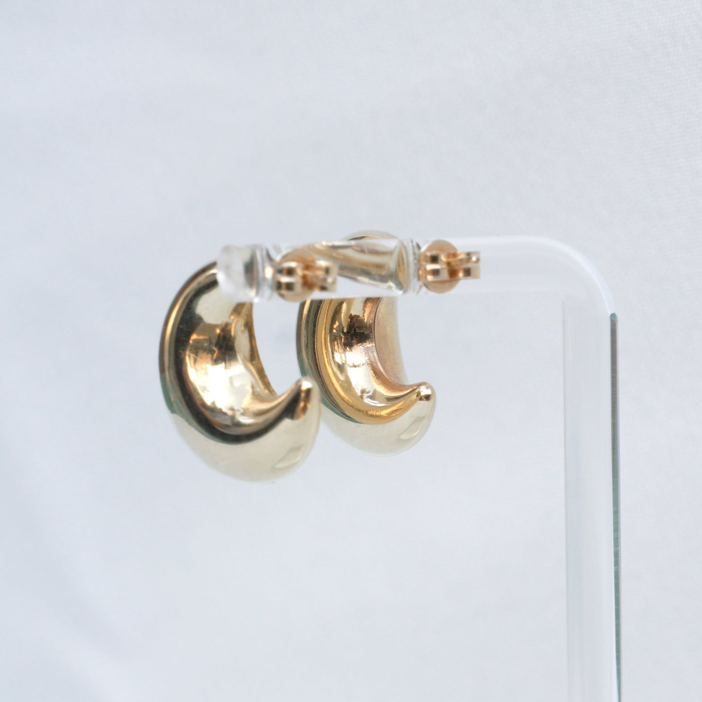 Gold Half Moon Earrings