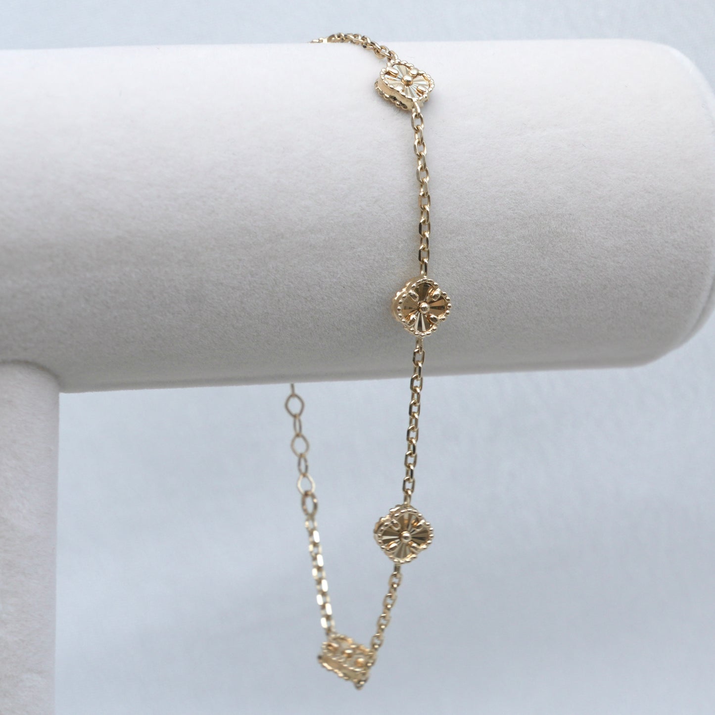 Gold Baby Clover Bracelet