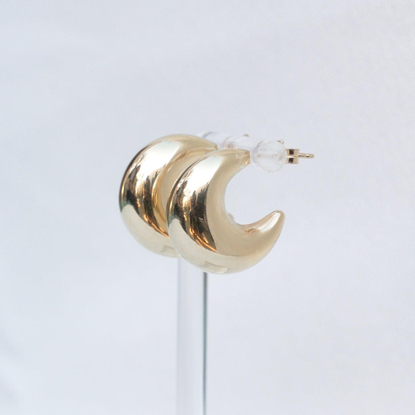 Gold Half Moon Earrings