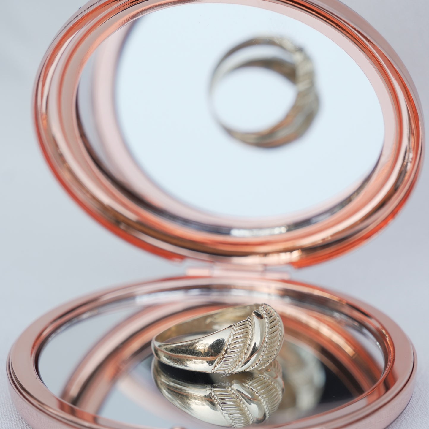 Gold Croissant Ring